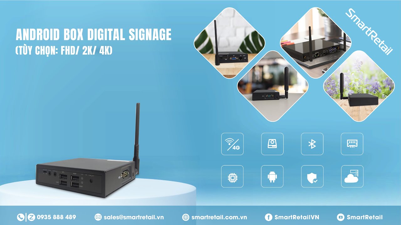 Thiết bị phát quảng cáo ra màn hình LCD/ LED - SmartRetail