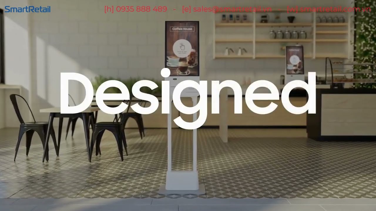 SAMSUNG KIOSK - Giới thiệu Kiosk Self Ordering màn hình cảm ứng Windows 24" chính hãng SAMSUNG