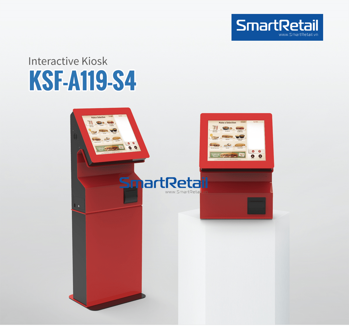 SmartRetail Kiosk Order KSF A119 S4 4