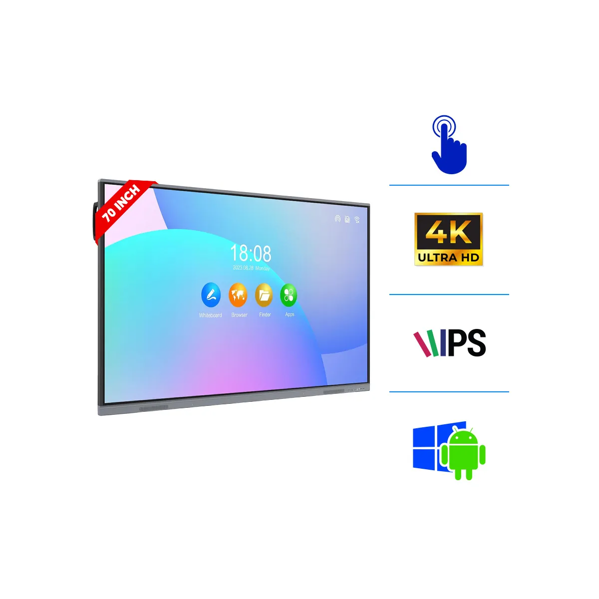 Màn hình tương tác thông minh trong giáo dục 70 inch | SmartRetail