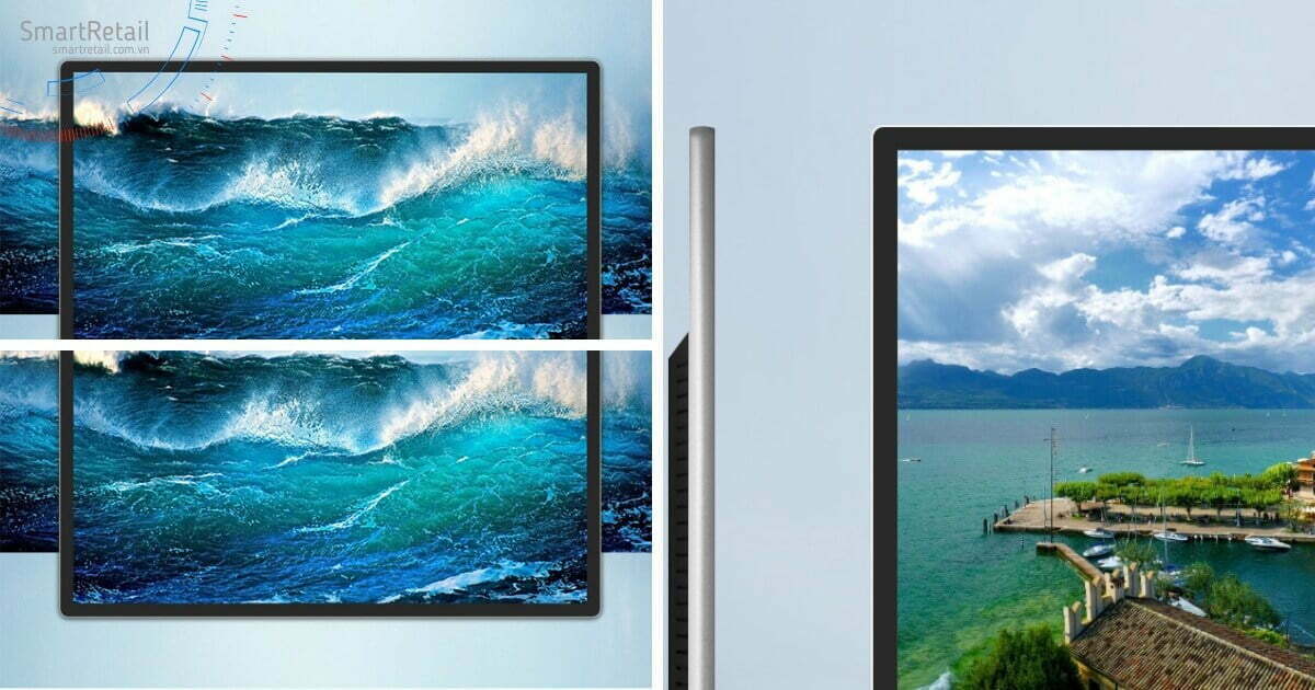 Màn hình quảng cáo cảm ứng treo tường 32 inches | Màn hình quảng cáo treo tường 32 inches | Màn hình cảm ứng treo tường 32 inches - SmartRetail Màn hình quảng cáo cảm ứng treo tường | Màn hình quảng cáo treo tường | Màn hình cảm ứng treo tường - SmartRetail