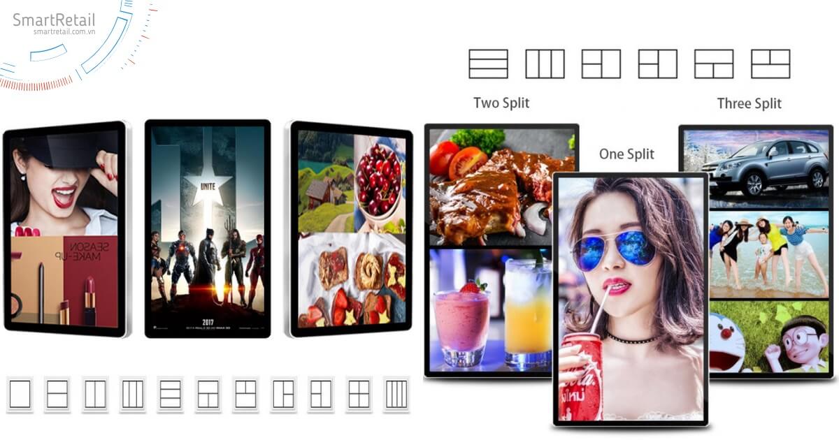 Màn hình quảng cáo cảm ứng treo tường 32 inches | Màn hình quảng cáo treo tường 32 inches | Màn hình cảm ứng treo tường 32 inches - SmartRetail Màn hình quảng cáo cảm ứng treo tường | Màn hình quảng cáo treo tường | Màn hình cảm ứng treo tường - SmartRetail