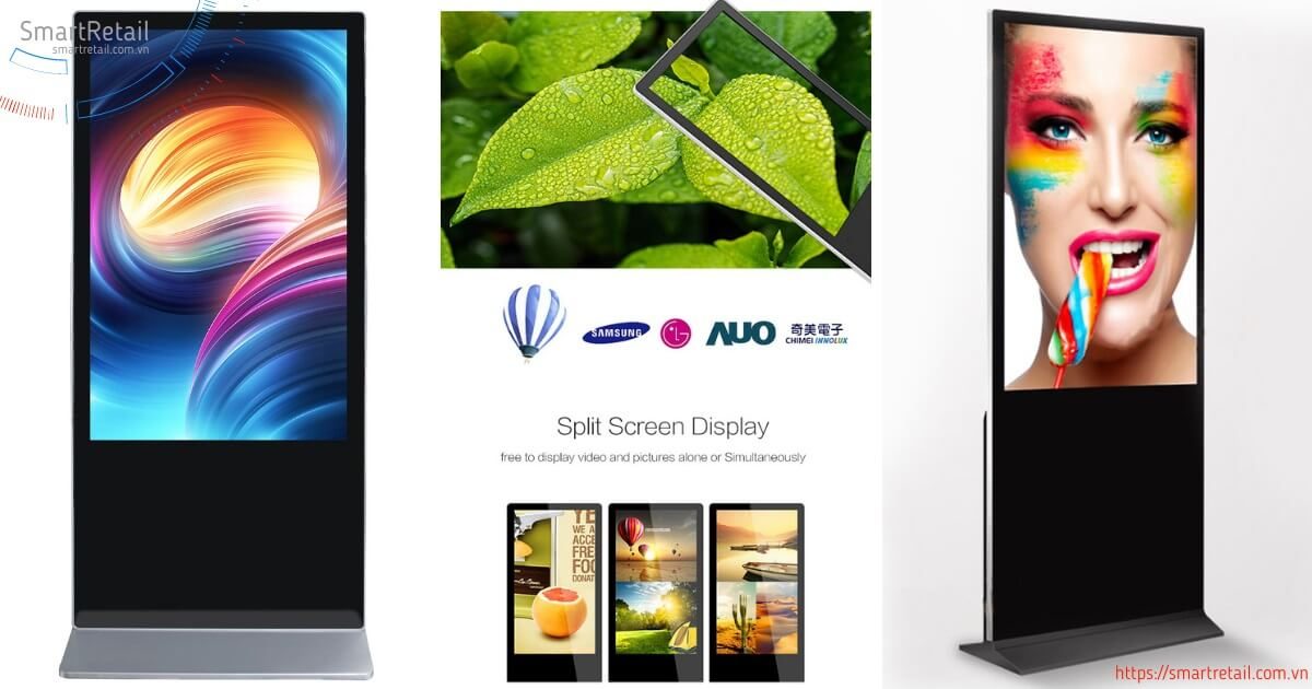 Màn hình quảng cáo chân đứng 42 inch | Màn hình LCD Digital Standee 42 inch - SmartRetail Màn hình LCD quảng cáo chân đứng - Màn hình LCD Digital Standee | SmartRetail
