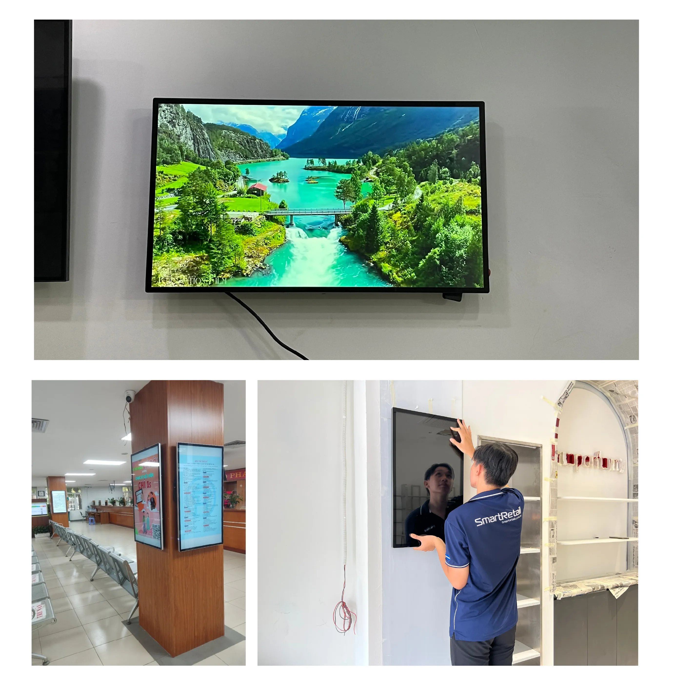 Màn hình quảng cáo treo tường 75 inch 