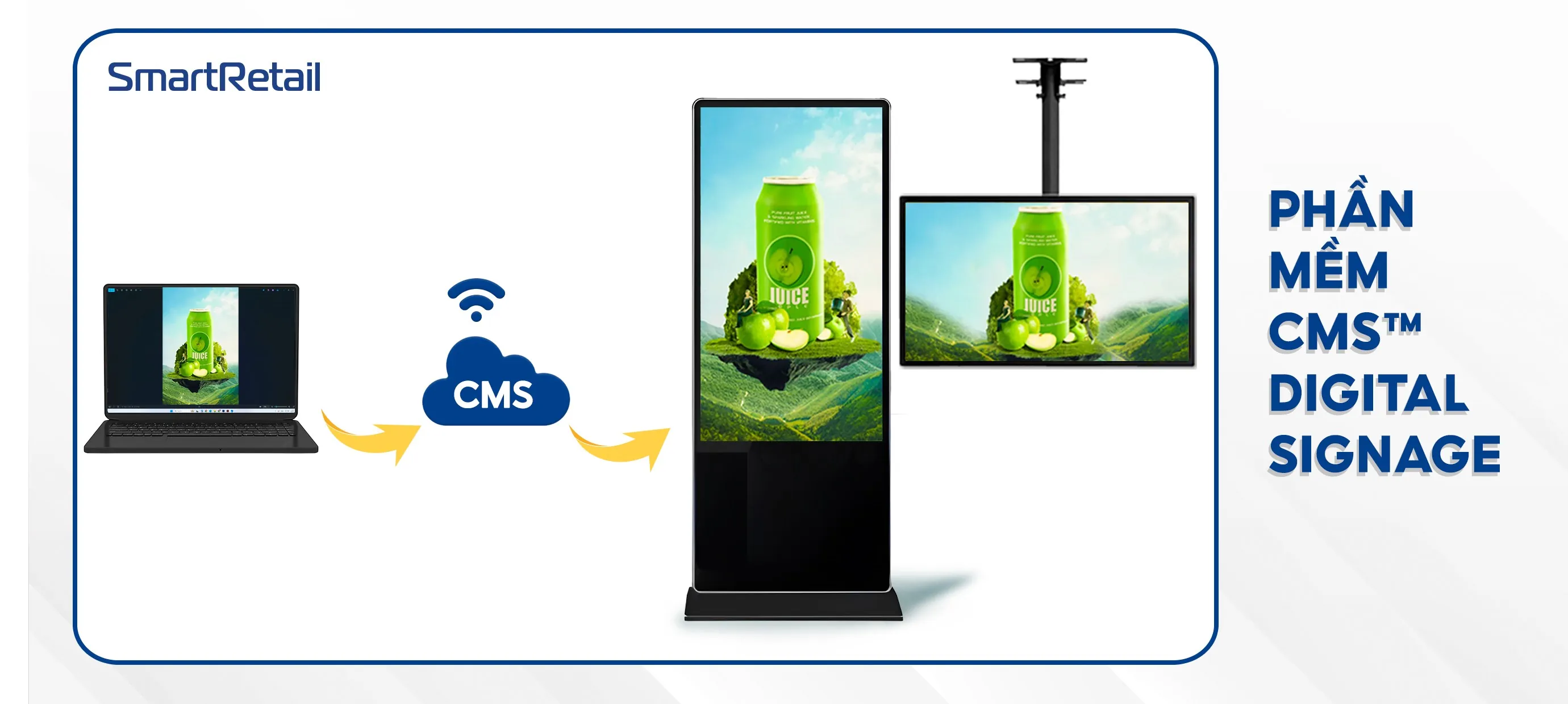 Phần mềm CMS Digital Signage Software
