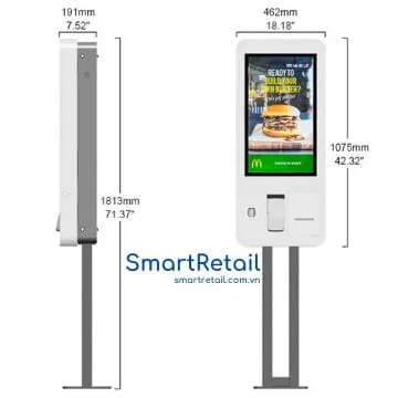 Máy POS bán hàng tự đặt món - Self Ordering - SmartRetail