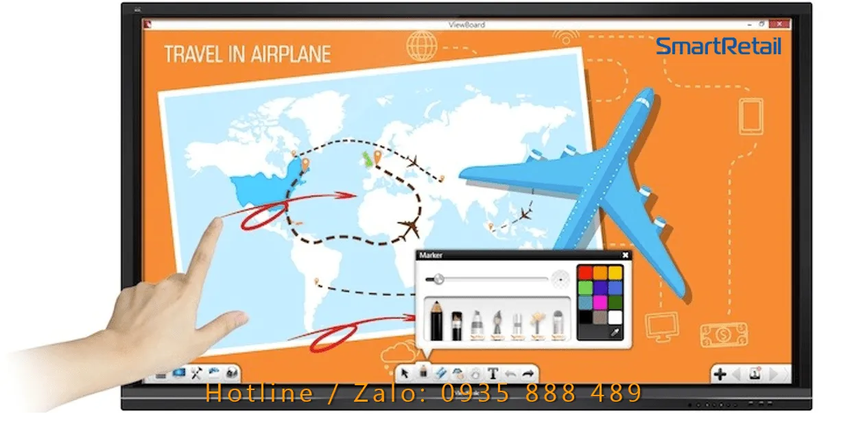 Màn hình tương tác ViewSonic - Màn hình tương tác thông minh - SmartRetail