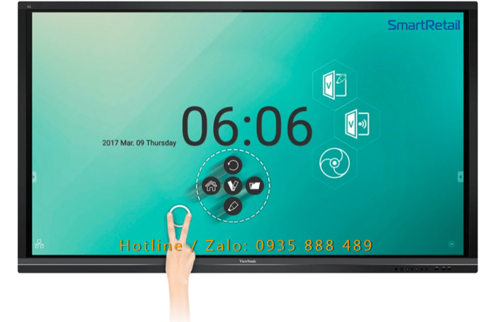 Màn hình tương tác ViewSonic IFP8650 - Lắp đặt màn hình tương tác thông minh chính hãng