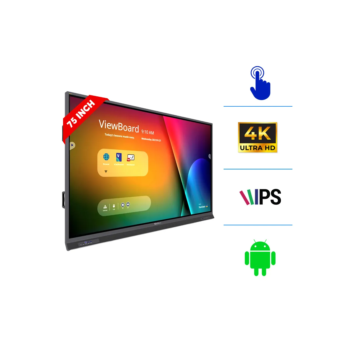 Màn hình tương tác Viewsonic 75 Inch | SmartRetail