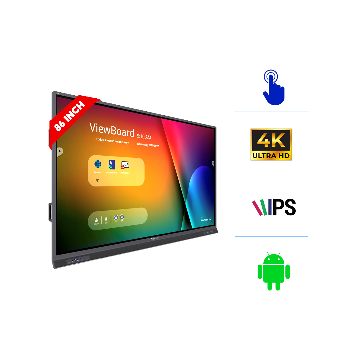 Màn hình tương tác Viewsonic 86 Inch | SmartRetail