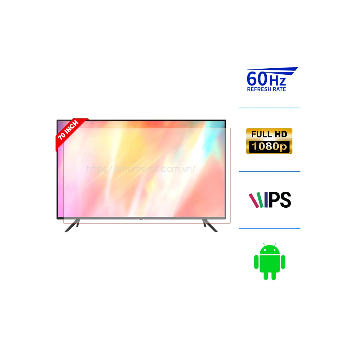 Tivi kính cường lực 70 inches - 0935888489 | SmartRetail