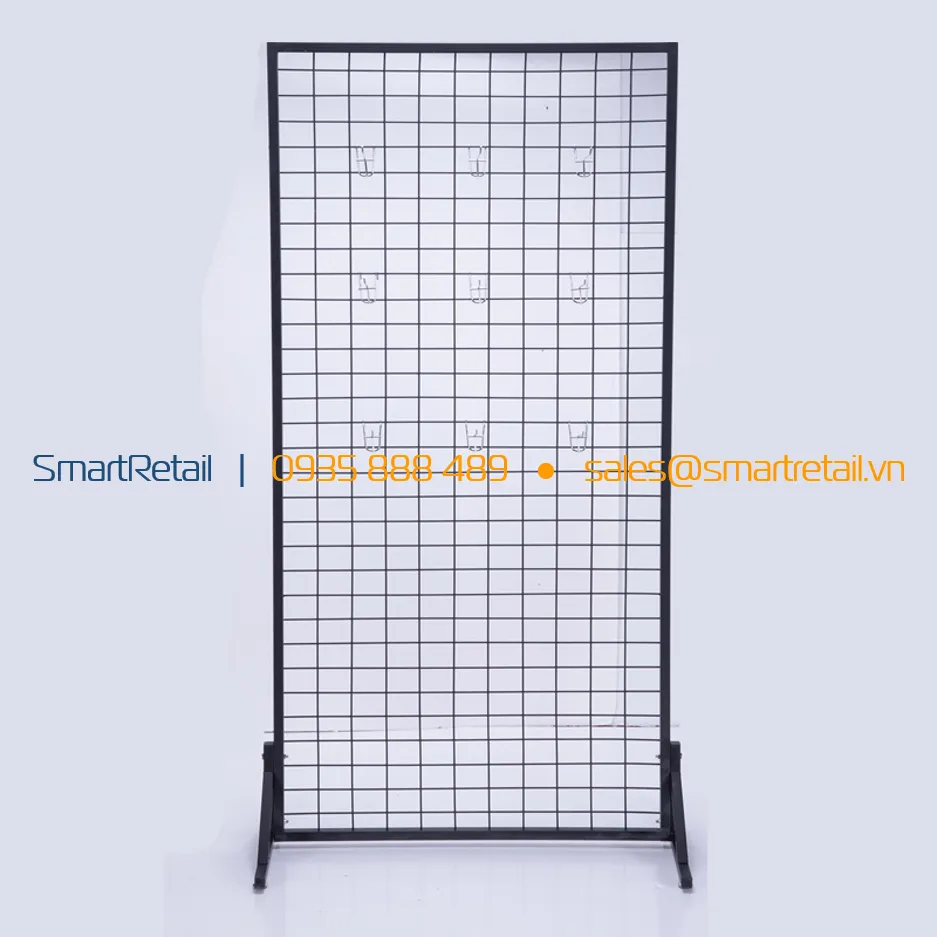 Khung lưới sắt treo phụ kiện hàng hóa - SmartRetail - 0935888489