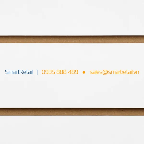 Tấm gỗ Slatwall màu trắng - SmartRetrail - 0935888489