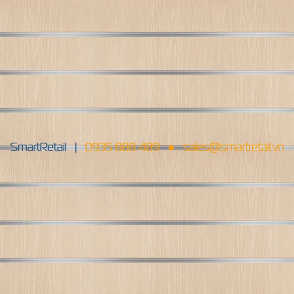 Tấm gỗ Slatwall MDF - SmartRerail - 0935888489