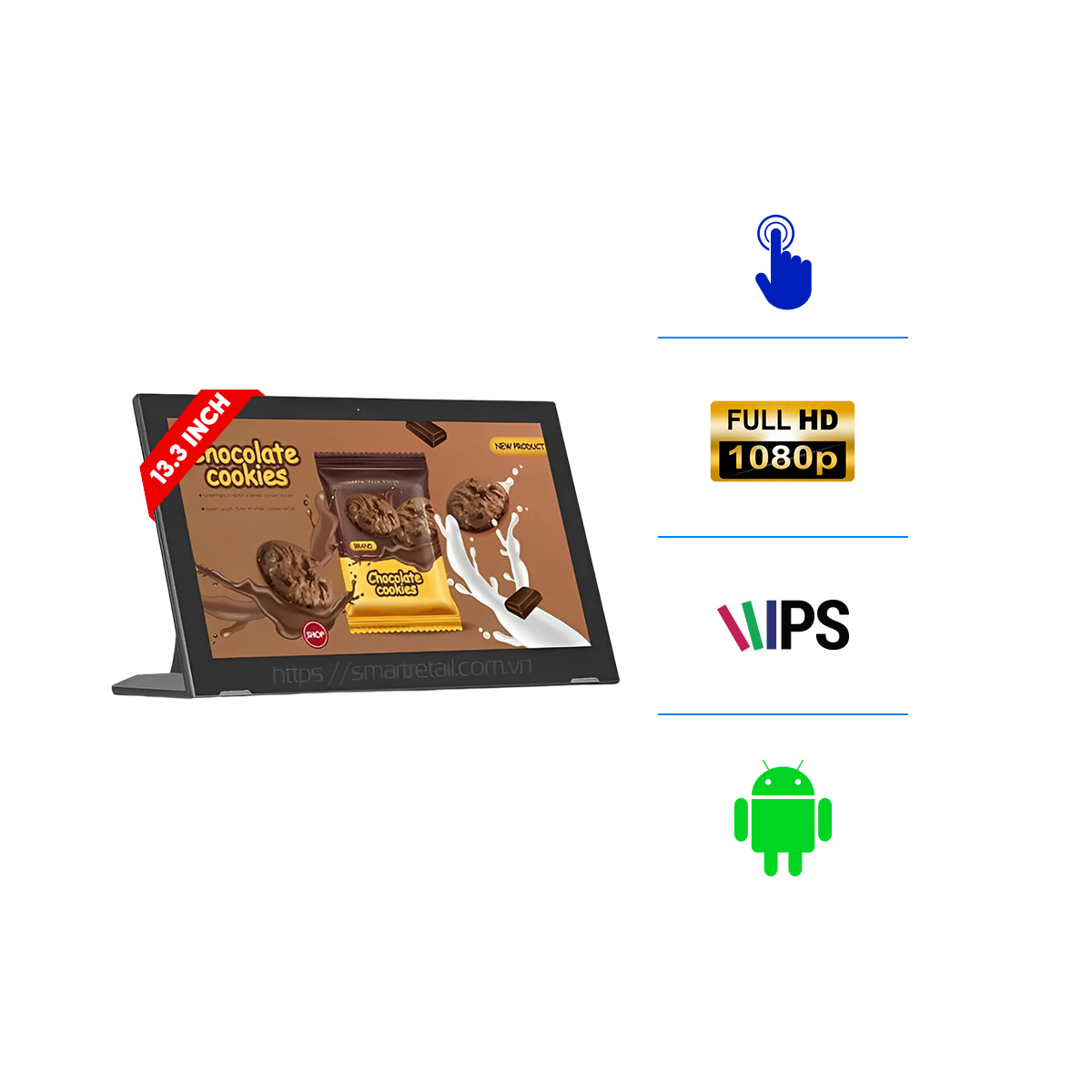 Màn hình cảm ứng LG10 để bàn 13.3 inch | SmartRetail