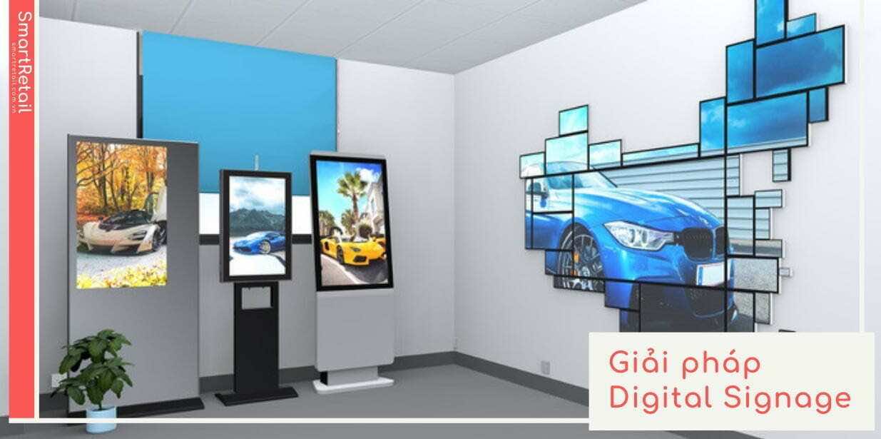 Giải pháp hệ thống Digital Signage | Giải pháp quản lý từ xa tất cả màn hình chạy quảng cáo tập trung. Hệ thống được quản lý, vận hành từ xa qua kết nối Internet | SmartRetail Digital Signage là gì | Giải pháp quản lý từ xa tất cả màn hình chạy quảng cáo tập trung trên một hệ thống | SmartRetail
