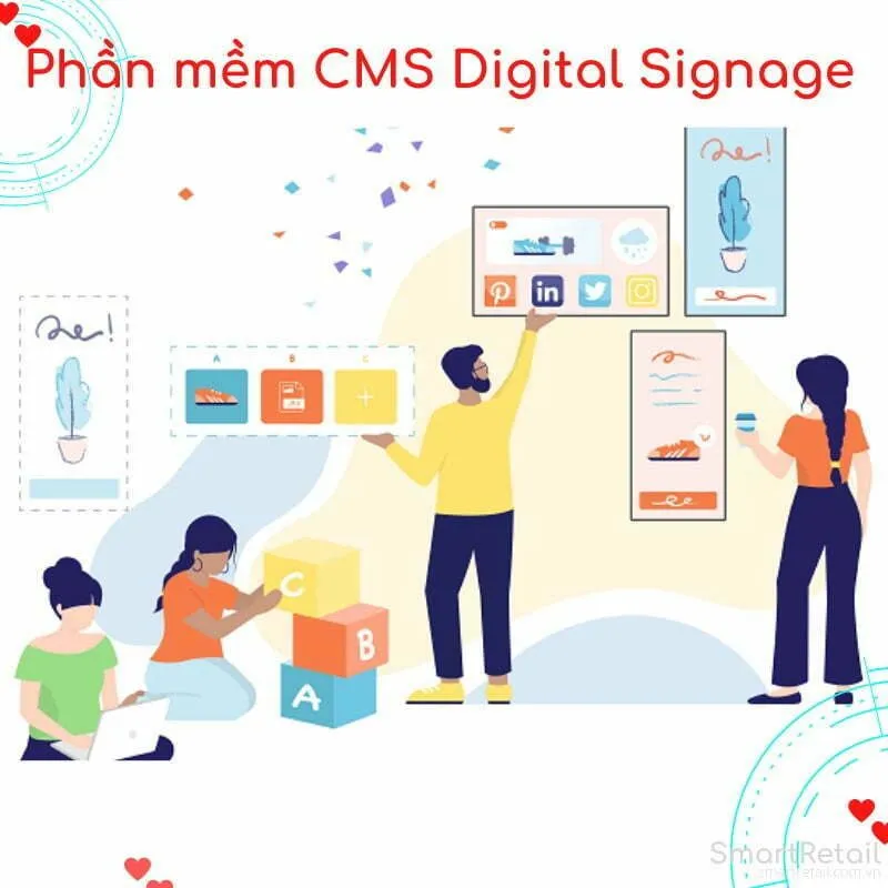 Phần mềm CMS Digital Signage | Digital Signage Software - SmartRetail