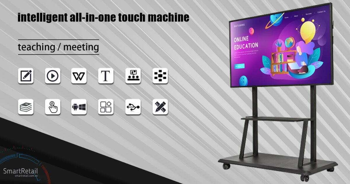 Màn hình tương tác thông minh 86 Inches | Màn hình cảm ứng tương tác 86 Inches | Interactive Smart Board - SmartRetail Màn hình tương tác | Interactive Smart Board Panel | Màn hình cảm ứng tương tác - SmartRetail