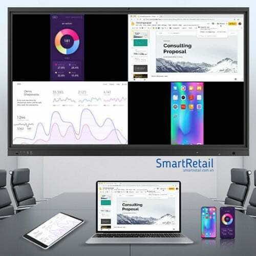 Màn hình tương tác thông minh | Màn hình cảm ứng tương tác (Interactive Smart Board) - SmartRetail