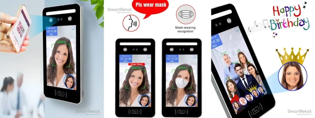 Máy Chấm công Face ID | Chấm công nhận diện khuôn mặt - SmartRetail