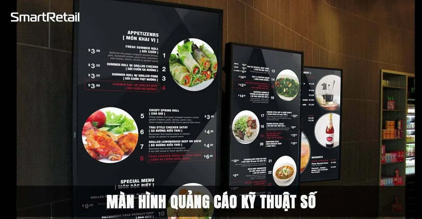 man hinh quang cao lcd - man hinh quang cao thong minh SmartRetail