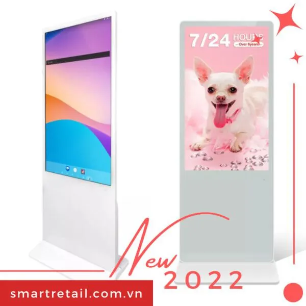 Màn hình Standee điện tử 50 Inch | Màn hình quảng cáo chân đứng - SmartRetail