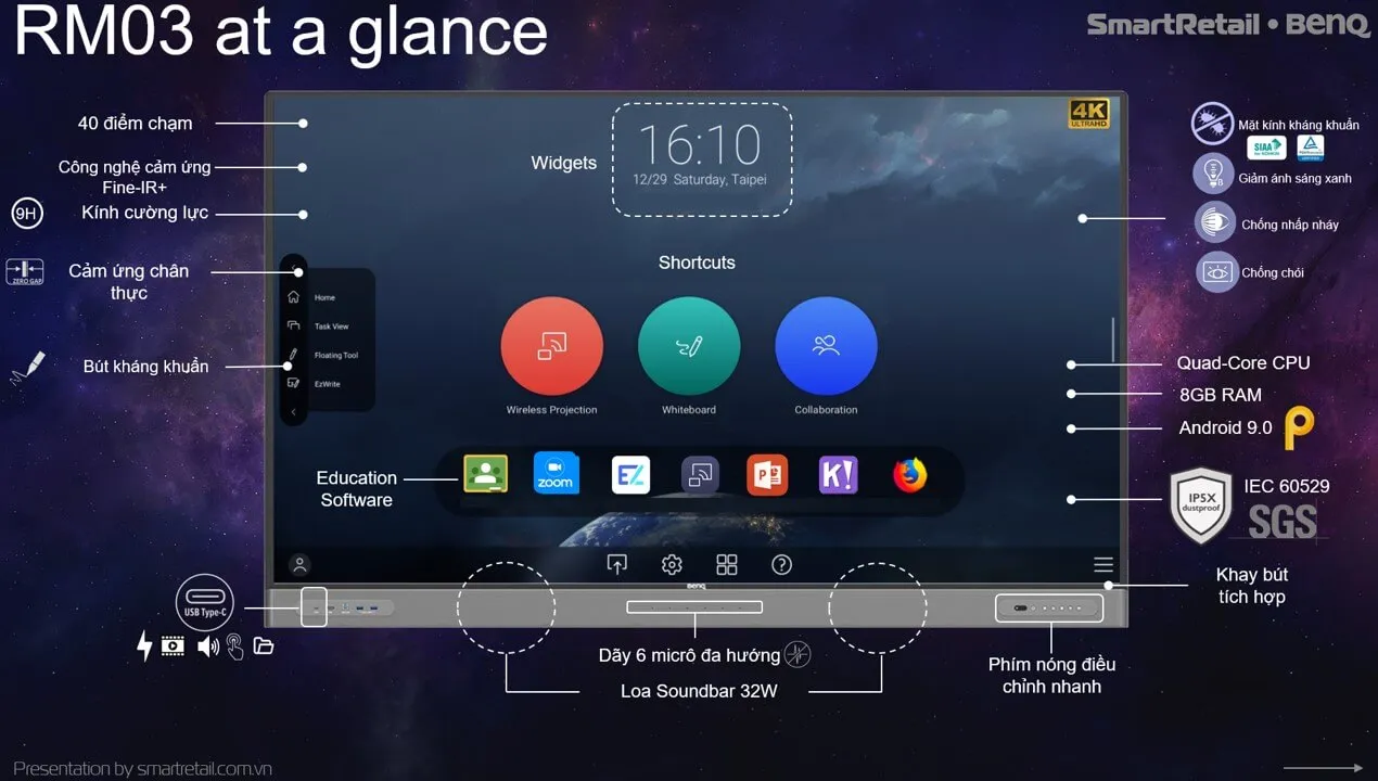 Màn hình tương tác thông minh BenQ - SmartRetail