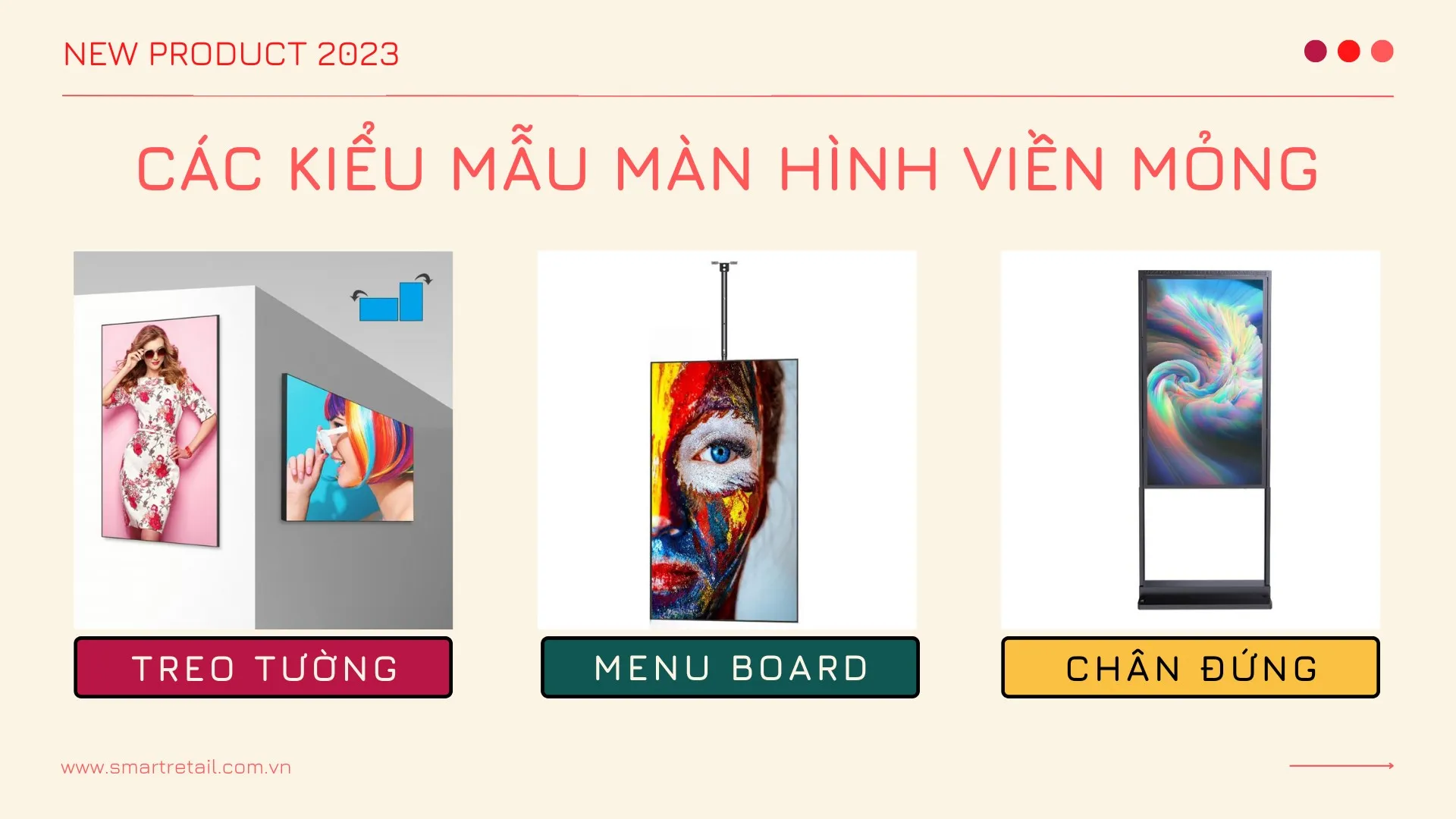 Màn hình LCD quảng cáo viền mỏng - SmartRetail