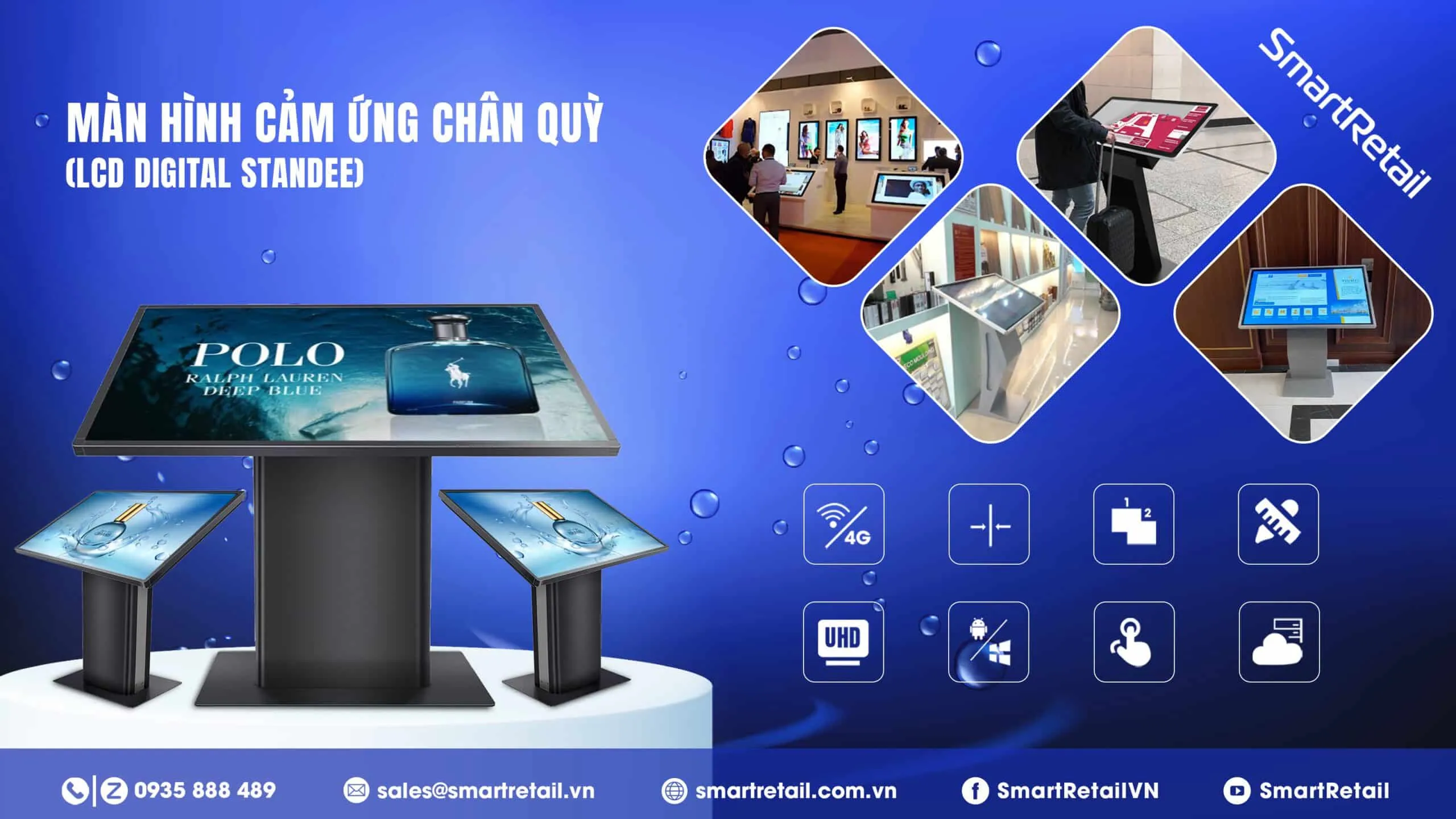 Man Hinh Quang Cao (lcd Digital Signage) Gia Re Nhat Hcm Smartretail