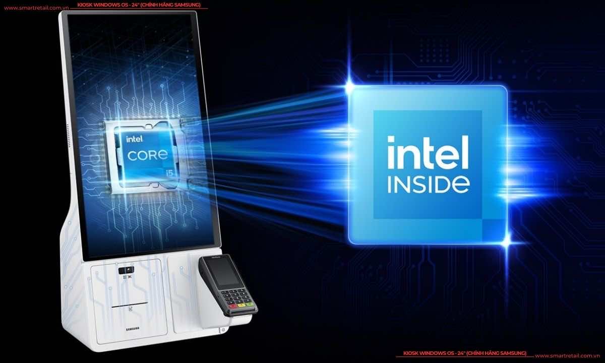 Samsung Kiosk Windows OS màn hình cảm ứng 24 Inch | Kiosk Self Ordering 24" chính hãng SAMSUNG - SmartRetail