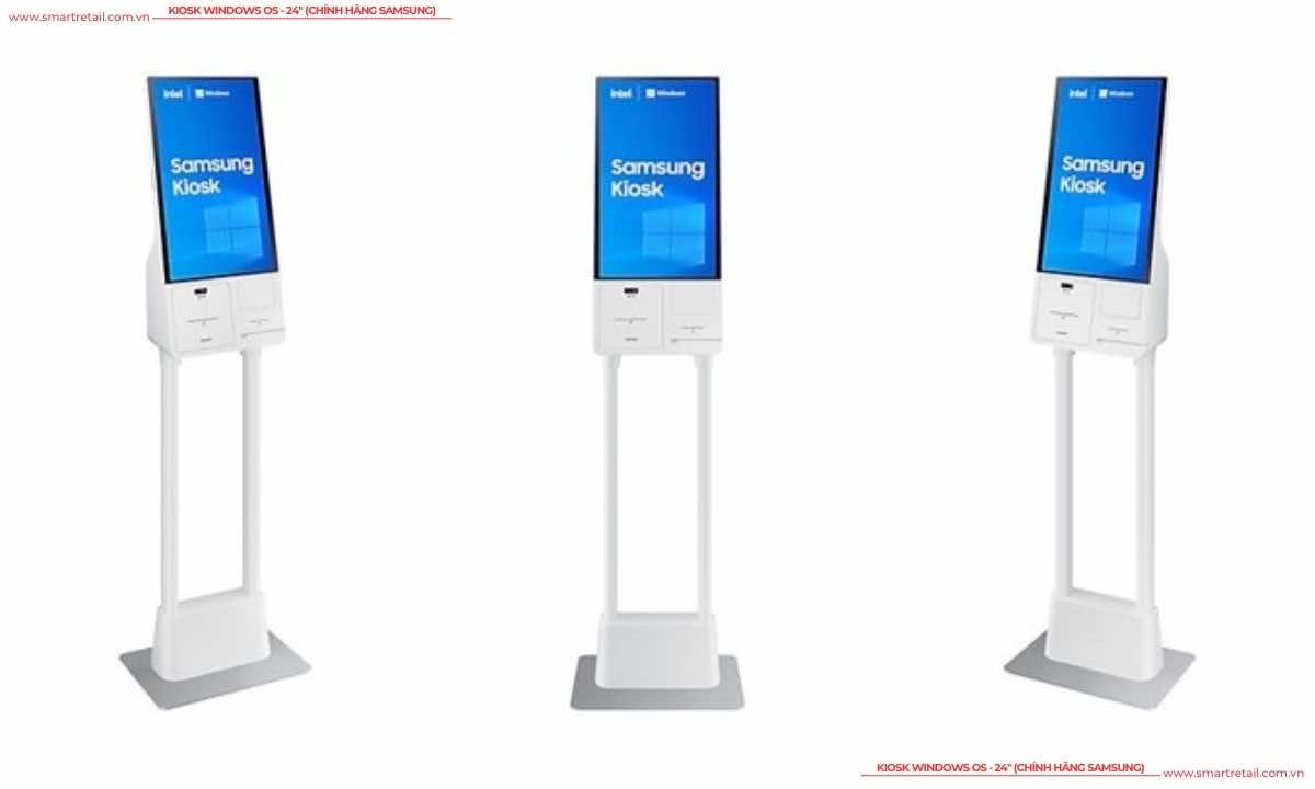 Samsung Kiosk Windows OS màn hình cảm ứng 24 Inch | Kiosk Self Ordering 24" chính hãng SAMSUNG - SmartRetail