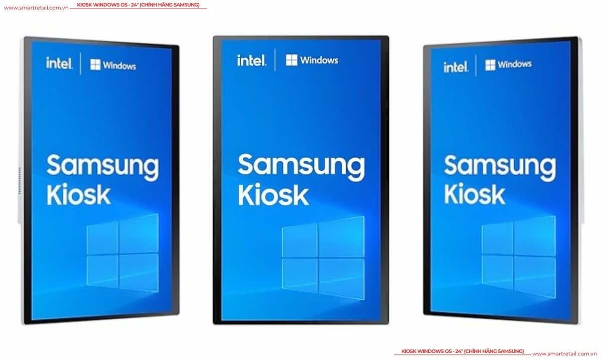 Samsung Kiosk Windows OS màn hình cảm ứng 24 Inch | Kiosk Self Ordering 24" chính hãng SAMSUNG - SmartRetail