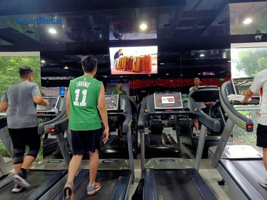 lợi ích màn hình quảng cáo phòng gym