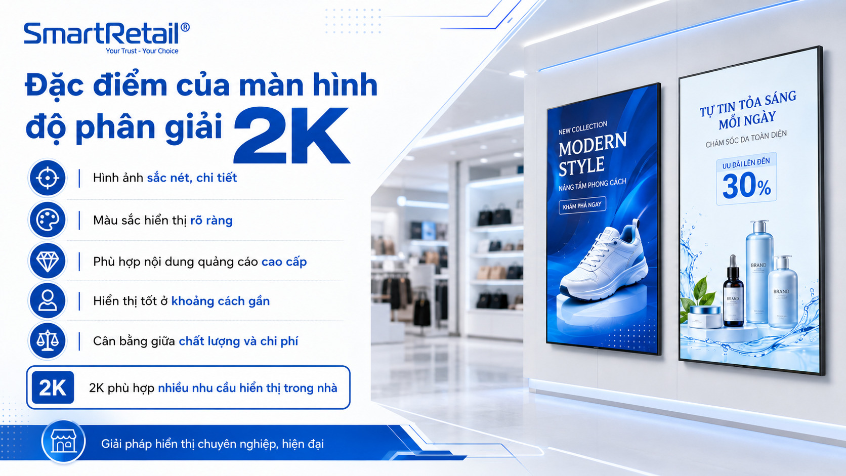 đặc điểm độ phân giải màn hình 2k