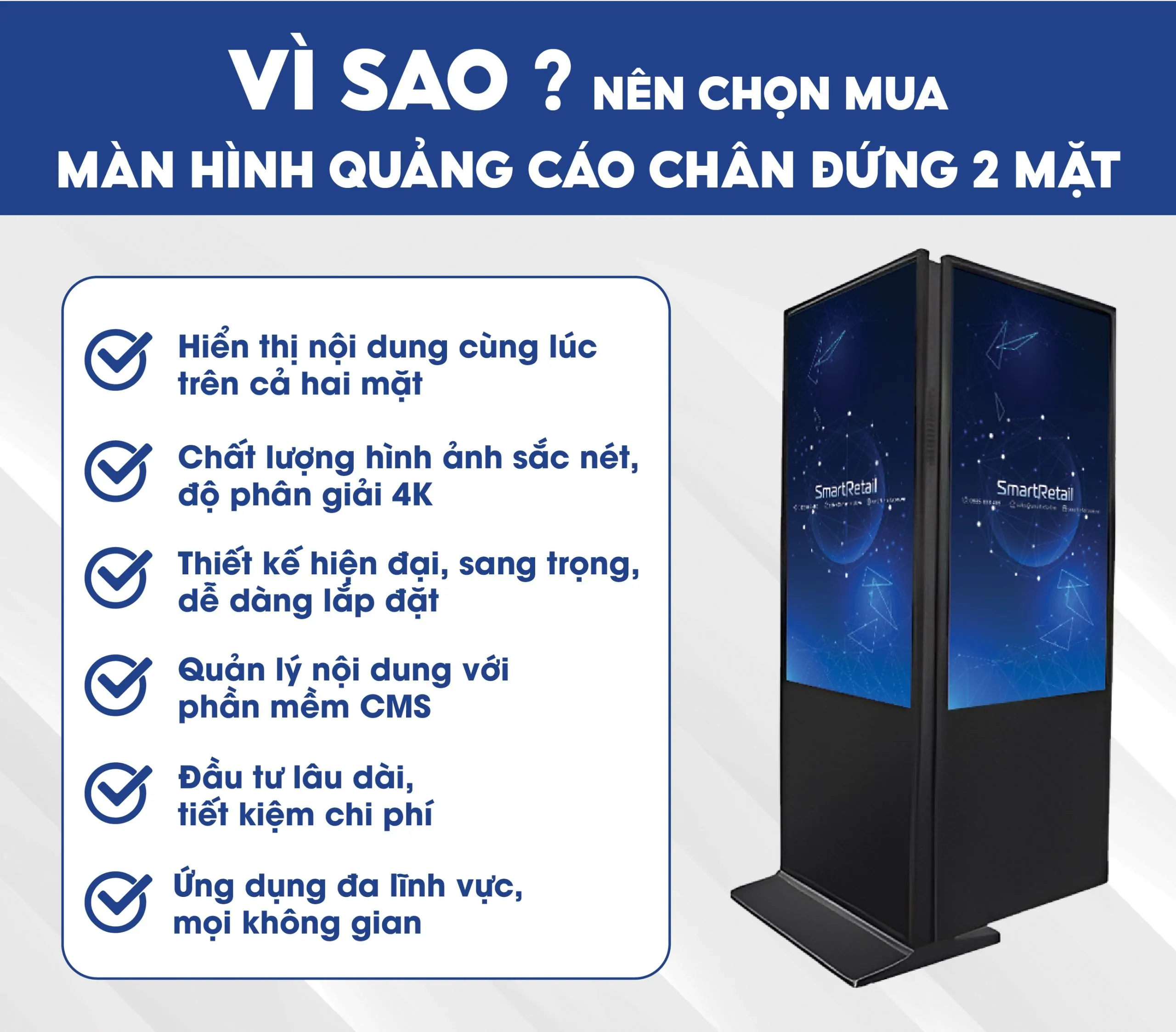 Man Hinh Quang Cao | Man Hinh Chan Dung | Man Hinh Chan Dung Hai Mat Smartretail