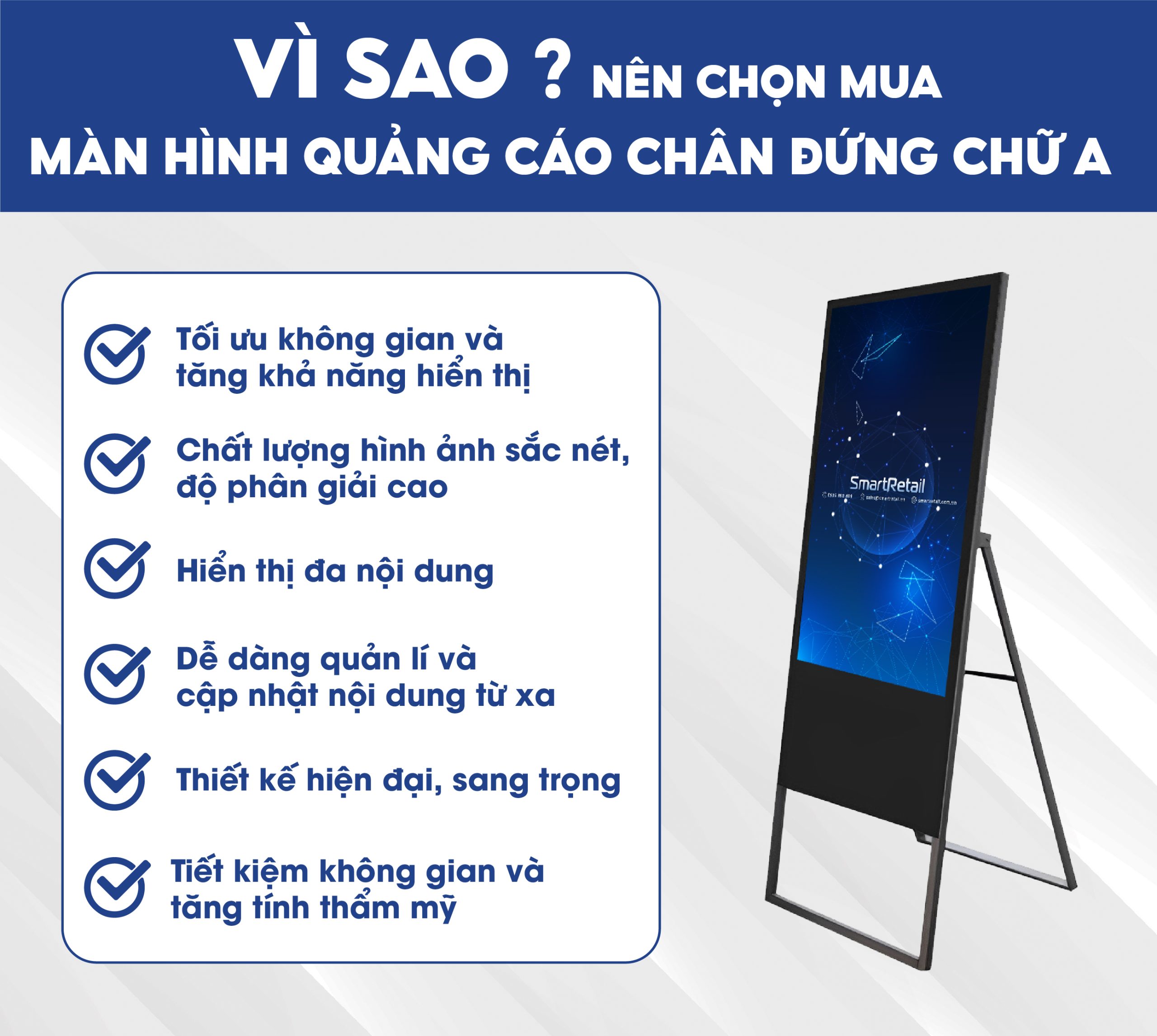 Man Hinh Quang Cao | Man Hinh Chan Dung | Man Hinh Chan Dung Chu A Smartretail