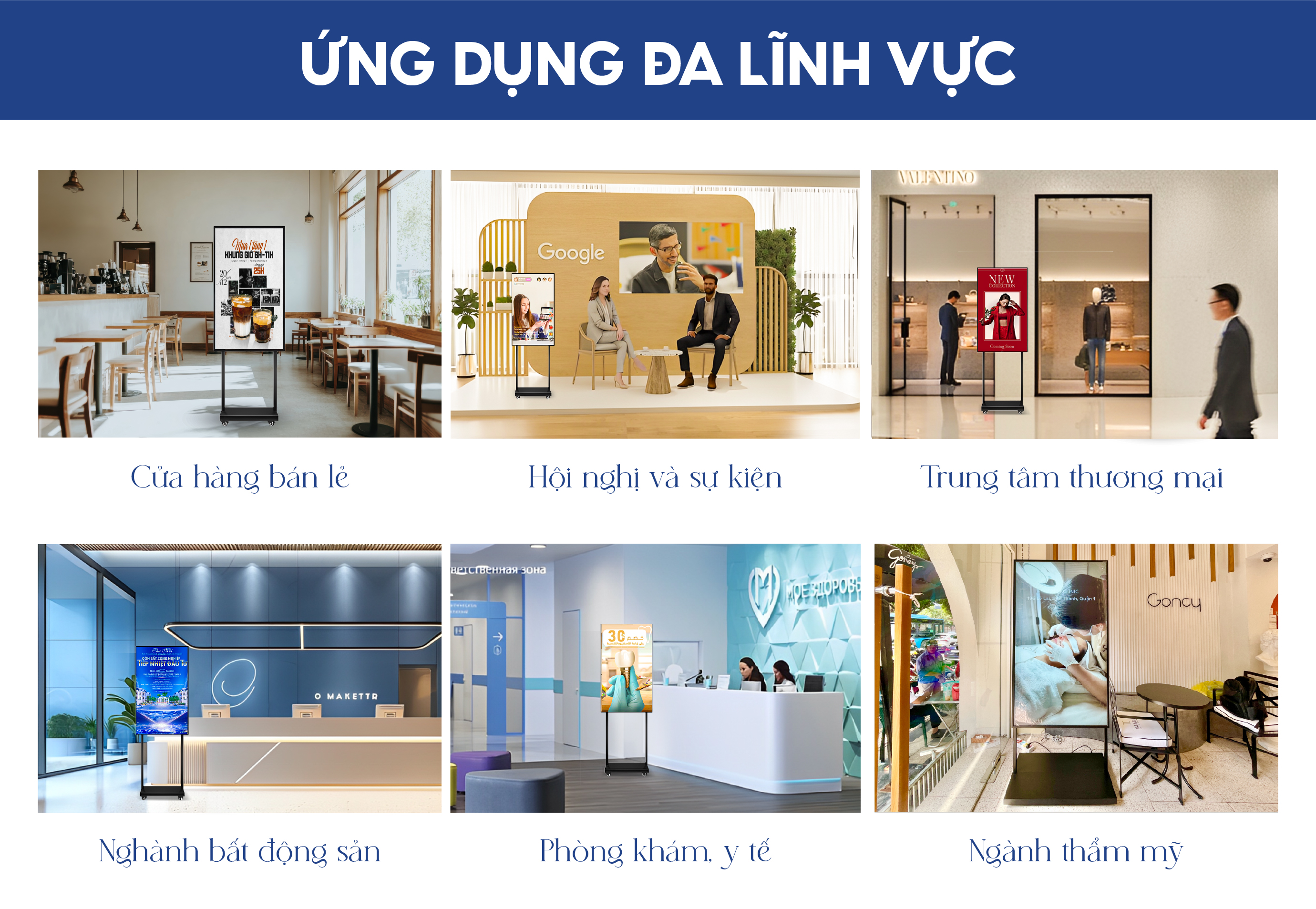 Ứng dụng đa lĩnh vực