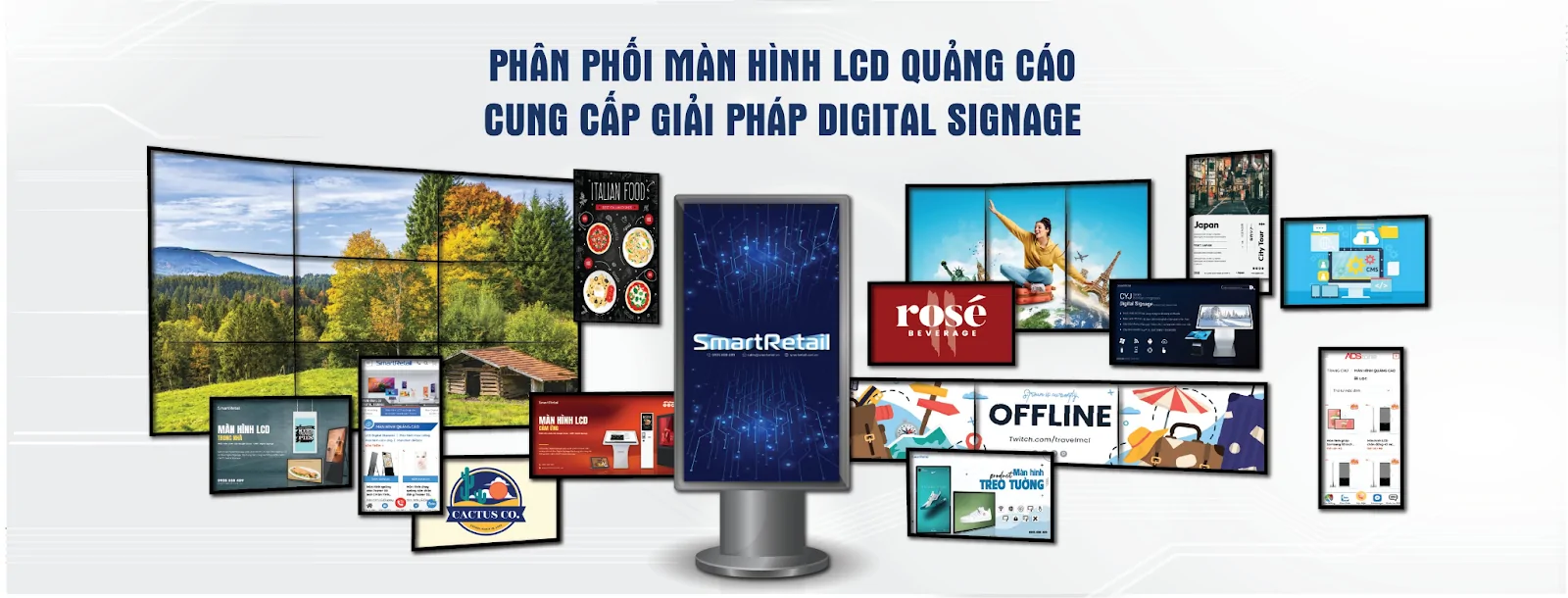 Màn Hình Quảng Cáo Chân đứng Smartretail 6