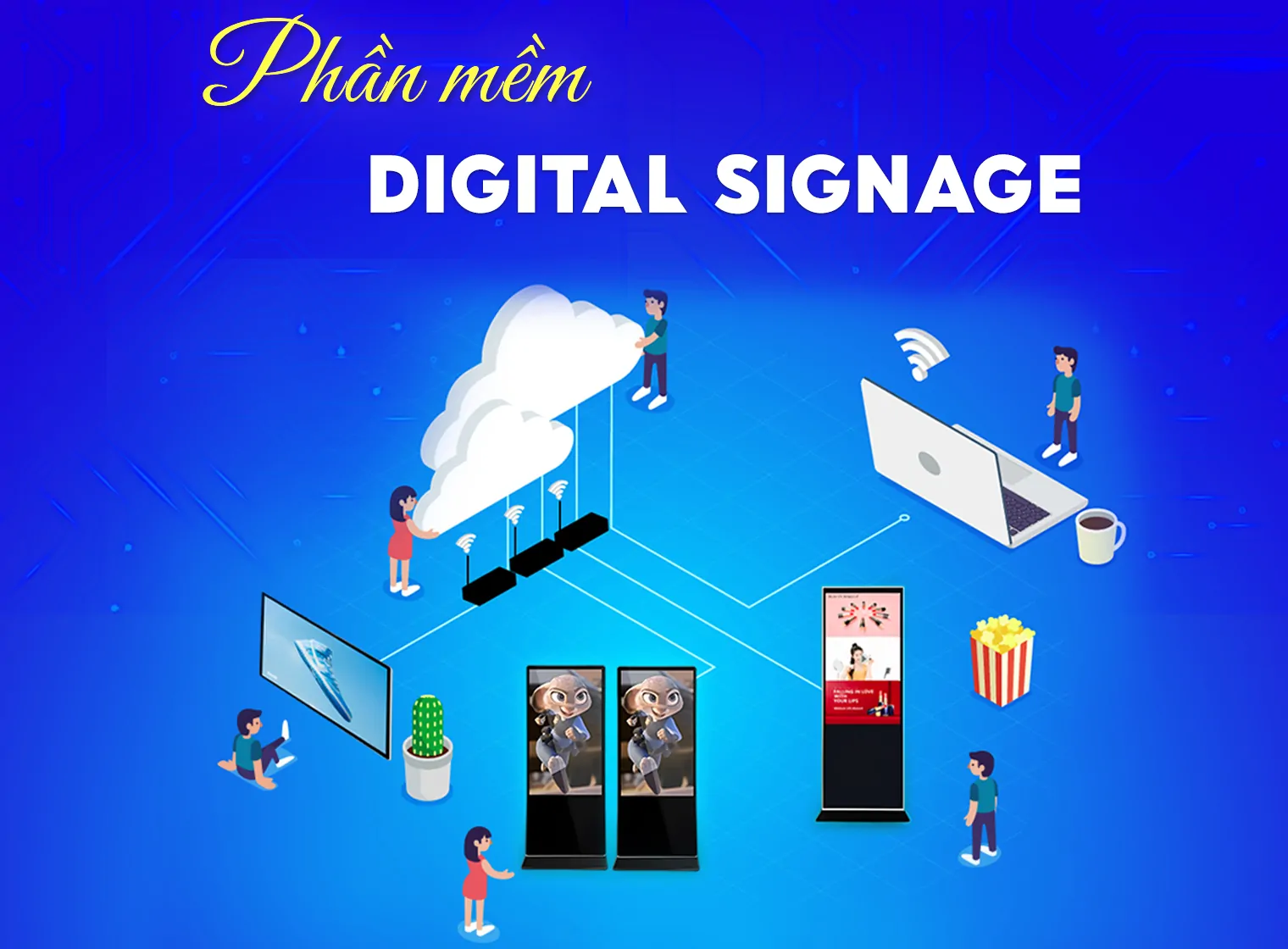 Phần Mềm Cms Digital Signage