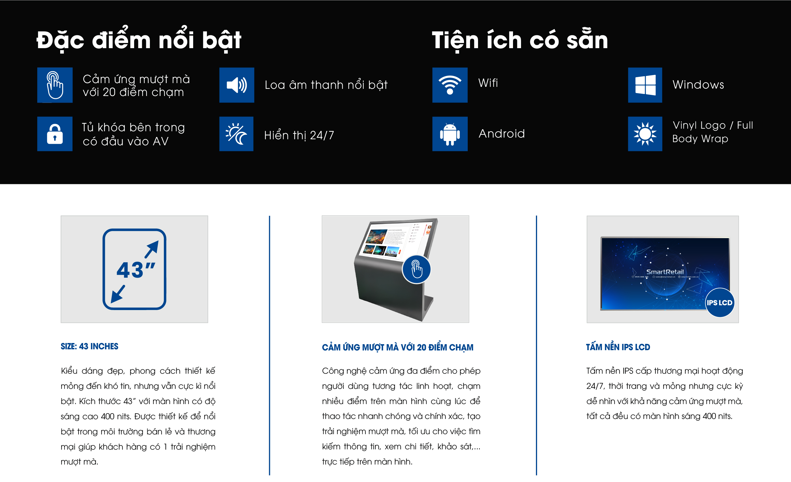 Man Hinh Quang Cao | Man Hinh Chan Quy | Man Hinh Chan Quy Nguyen Khoi Smartretail