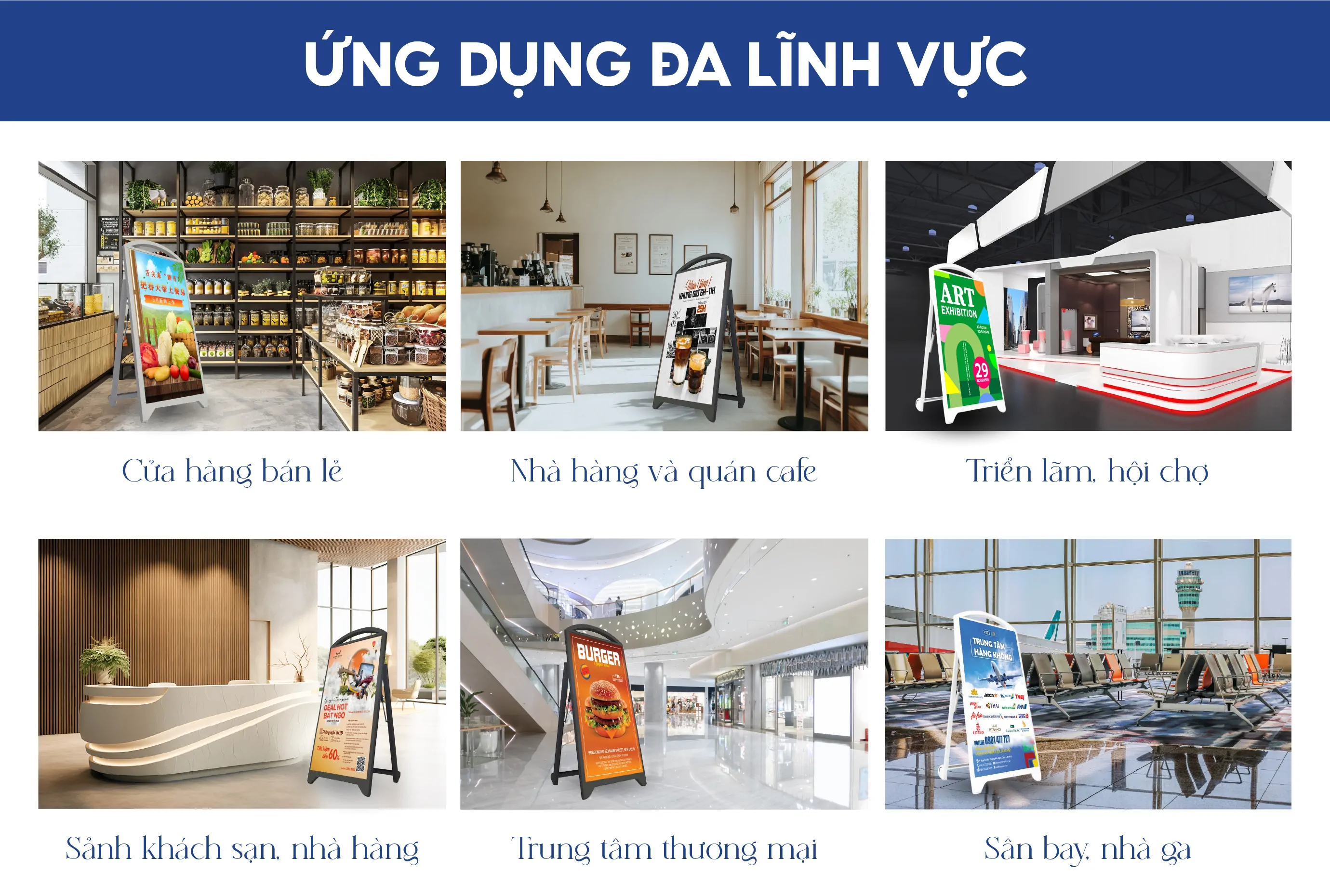 Khả năng ứng dụng đa lĩnh vực của màn hình 