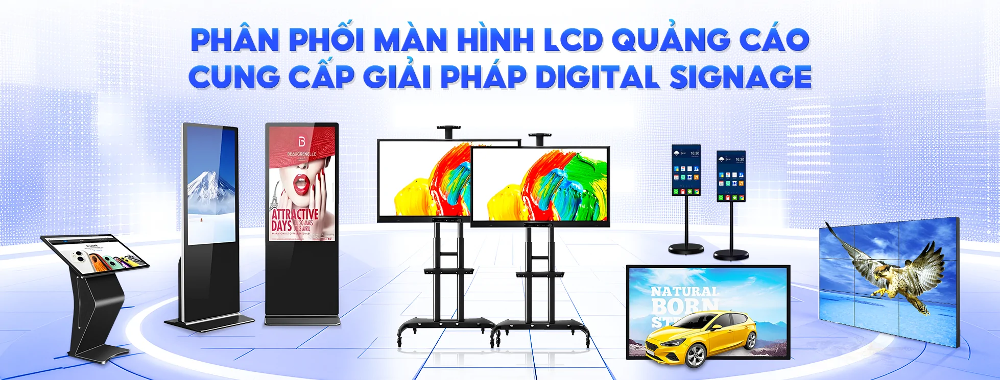 SmartRetail phân phối màn hình LCD