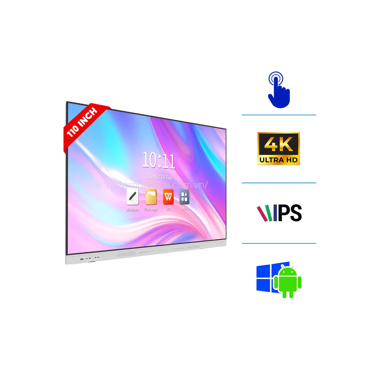 Màn hình tương tác thông minh thế hệ mới 110 inch | SmartRetail
