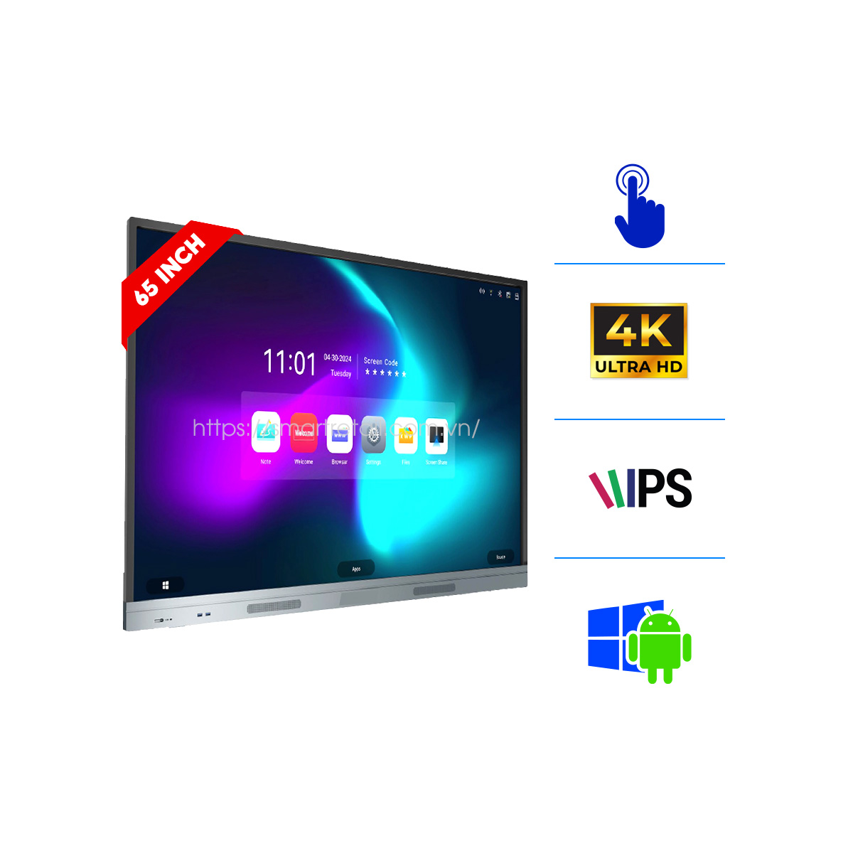 Màn hình tương tác thông minh thế hệ mới 65 inch | SmartRetail