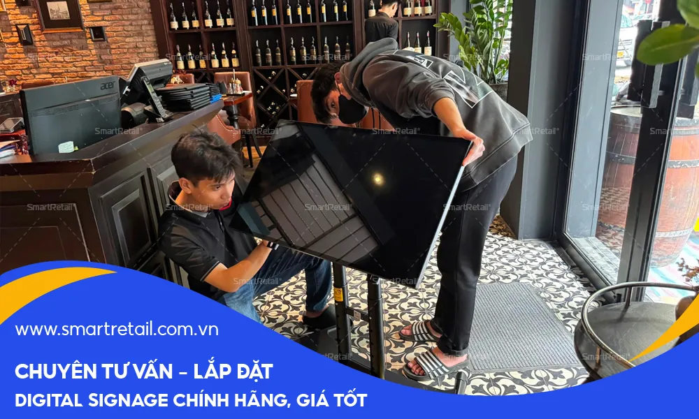 Hinh Anh Lap Dat Man Hinh Quang Cao Treo Tuong Tai Moo Beef Steak 3