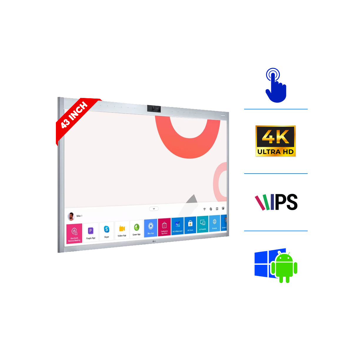 Màn hình tương tác LG 43 inch | SmartRetail