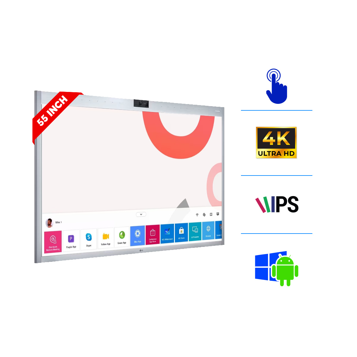 Màn hình tương tác LG 55 inch | SmartRetail