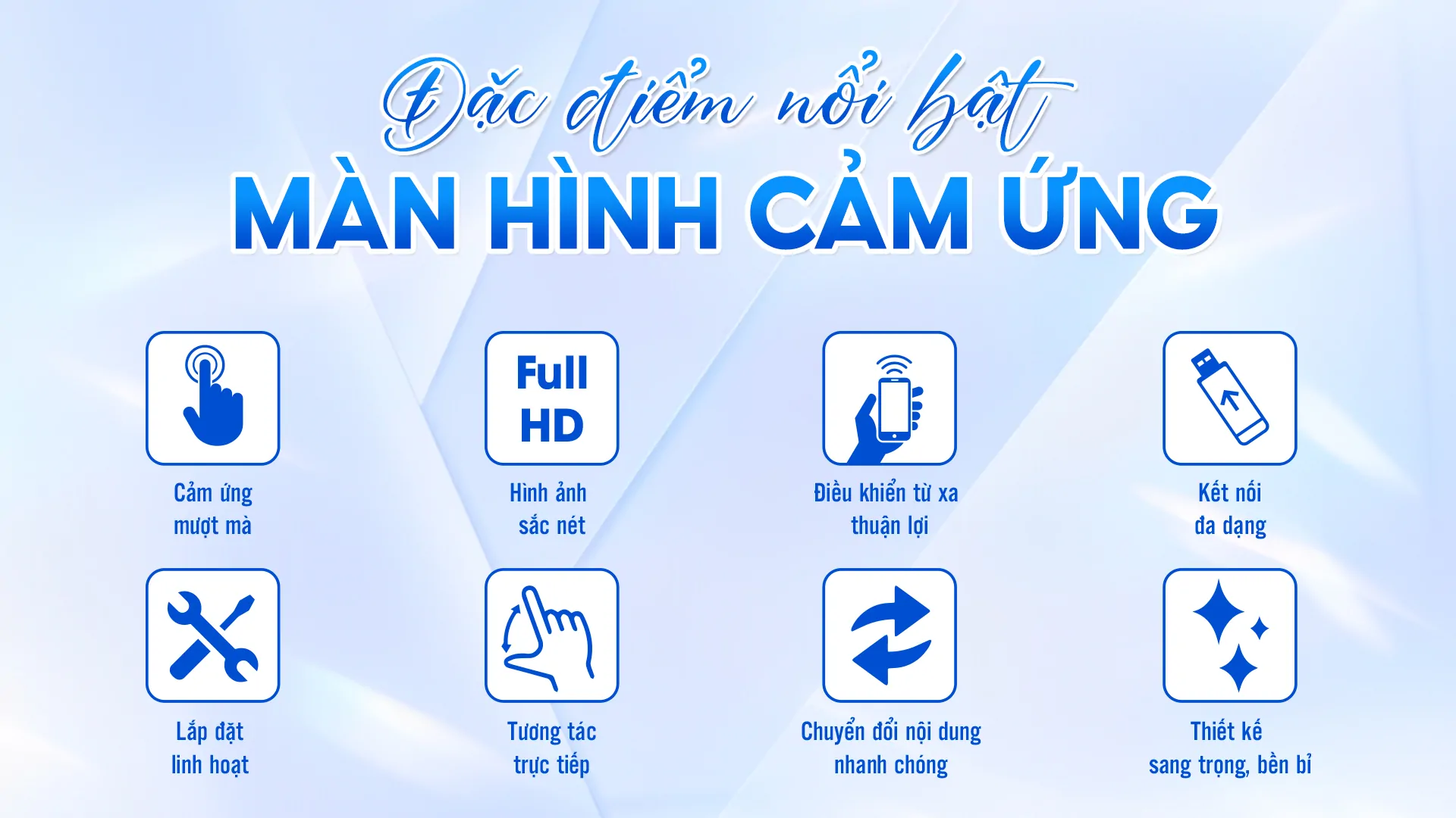 ưu điểm của màn hình cảm ứng
