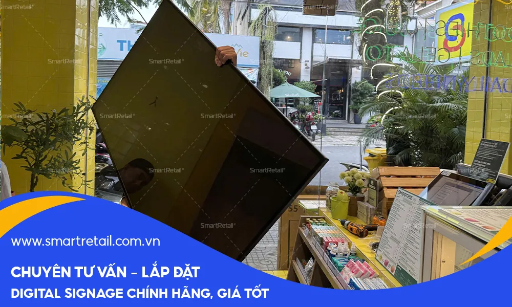 Thông tin dự án lắp đặt màn hình treo tường 55 inch