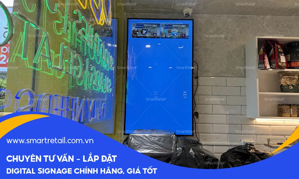 Màn hình hỗ trợ tối ưu hiển thị tại không gian của Fresyo 